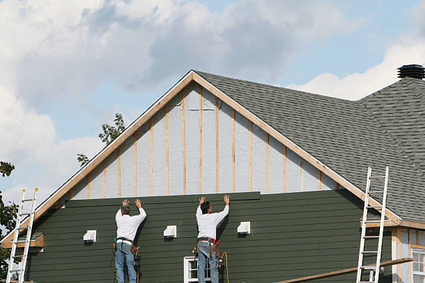 Professional Emergency Siding Repair technician working in Belle Mead, NJ